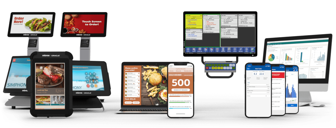 L'hardware Oracle MICROS viene eseguito su Simphony