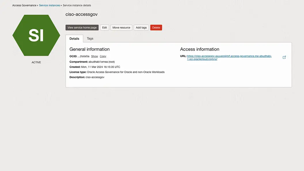 Image of Create Security Attribute window