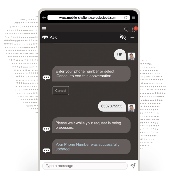 Update personal information