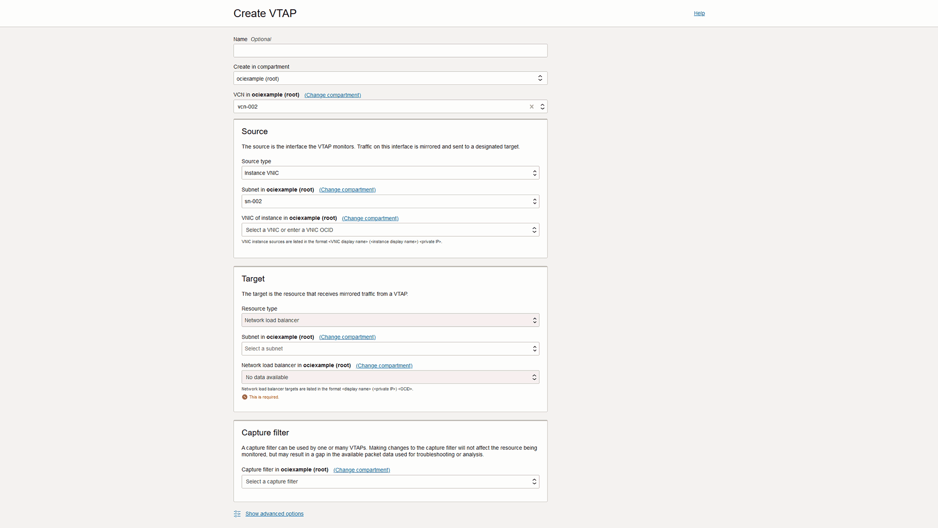 VTAPビューの作成