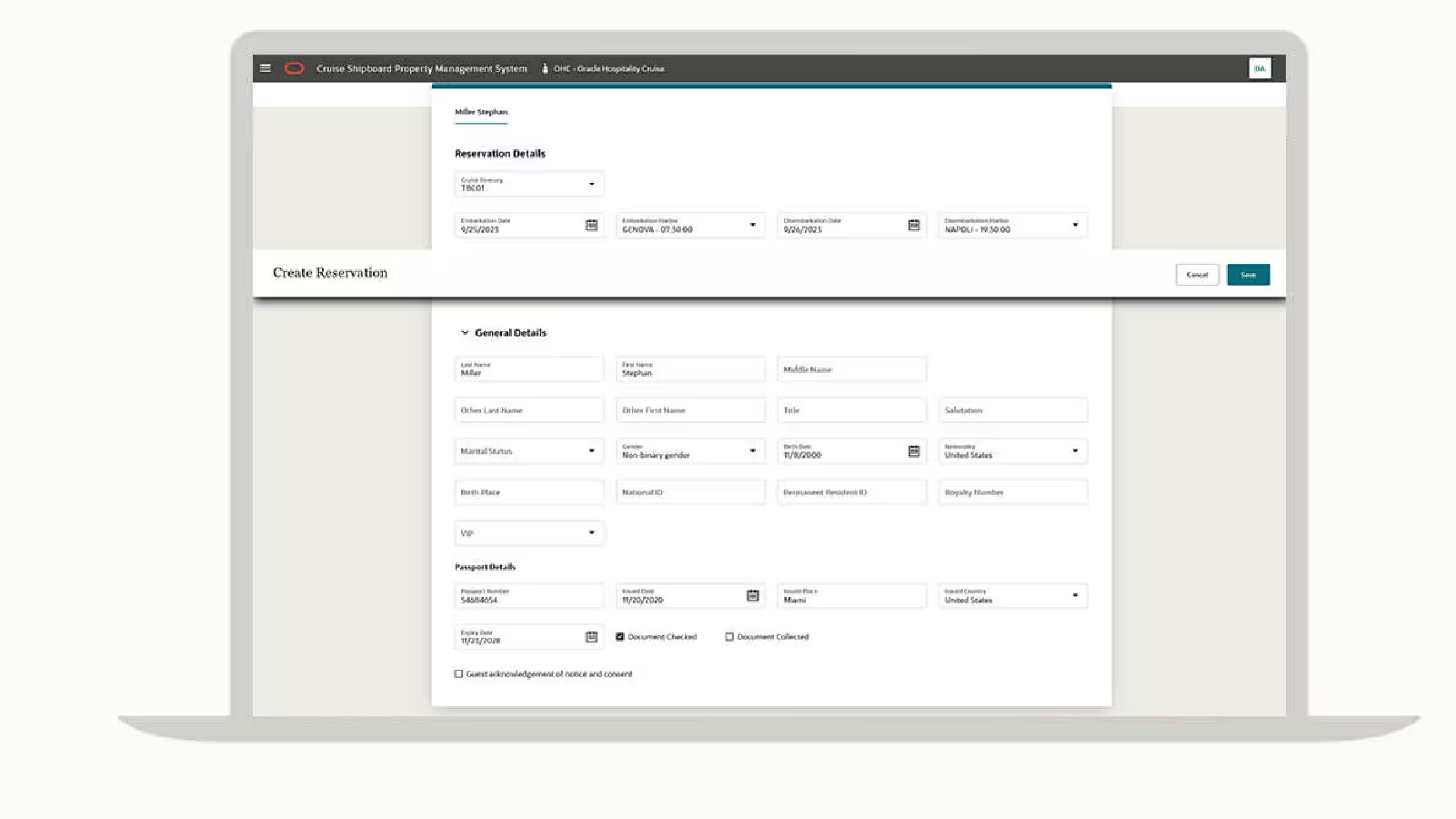 hospitality-cruise-create-reservation-screen