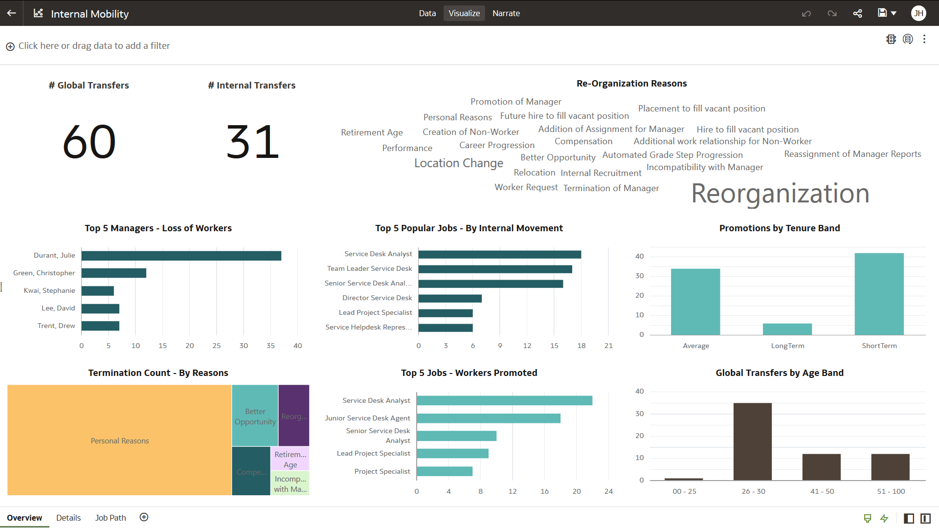 Internal Mobility visualization