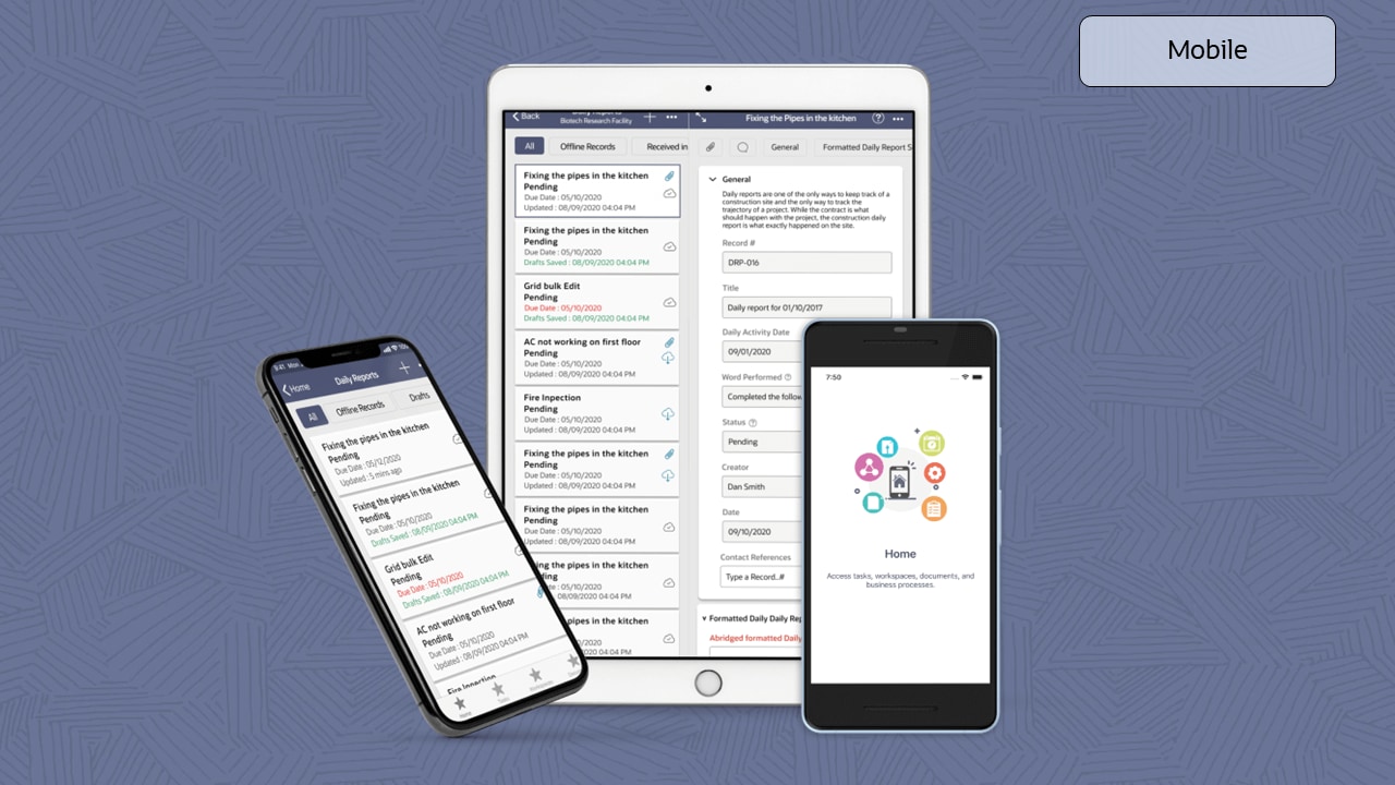 Unifierモバイル・アプリケーション（画像）