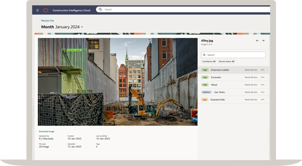 Safety monitoring screenshot